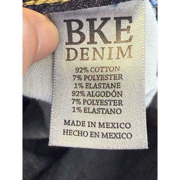 BKE Aaron Men's Jeans Size 26S Teen Boy Dark Wash Denim Buckle Slim Straight EUC - Picture 7 of 12